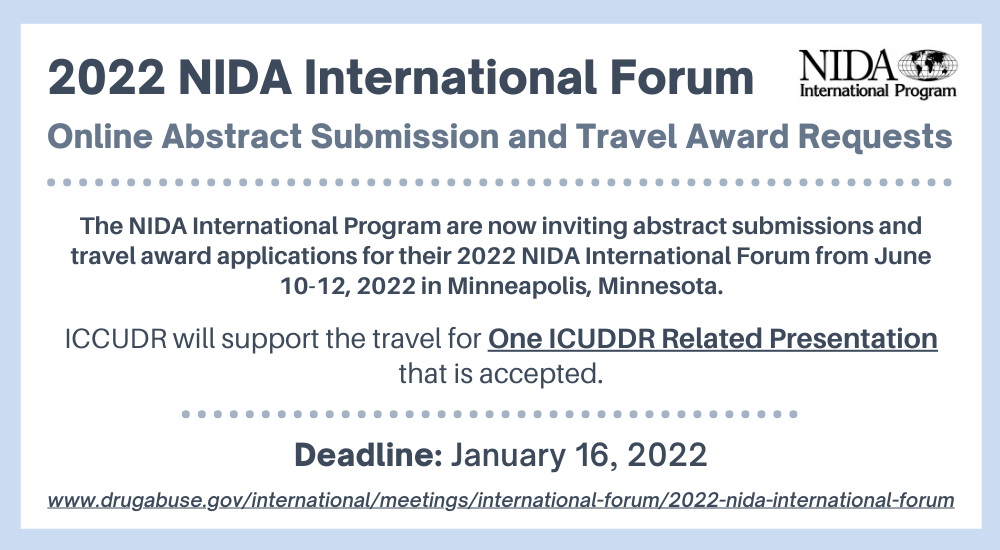 NIDA International Forum
